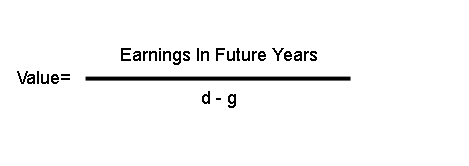 Capitalization Of Earnings